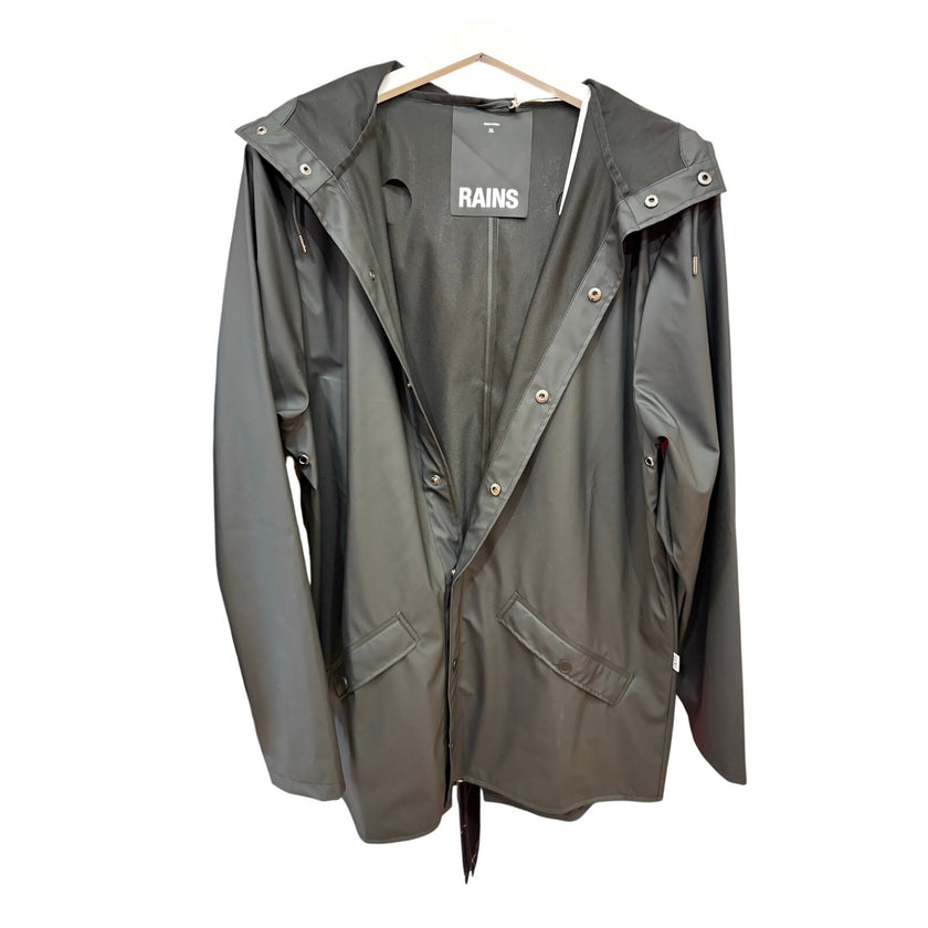 RAINS, rain Jacket W3, Black, NWT, Size XL