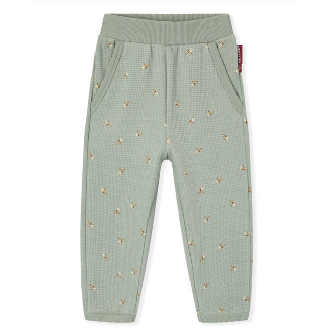 MILKBARN 3-4T Dragonfly Waffle Knit Sweatpants NWT