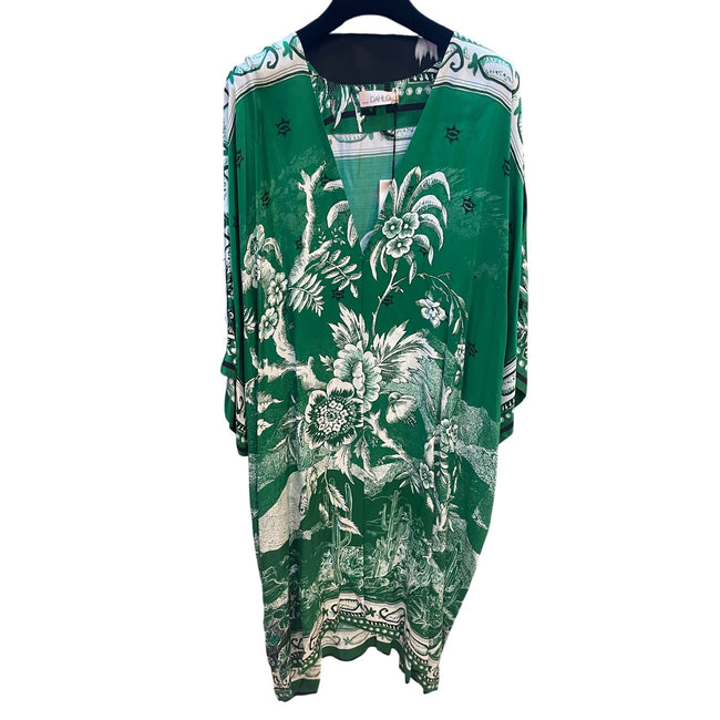 Dahlo Kimono Dress Blue NWT OS