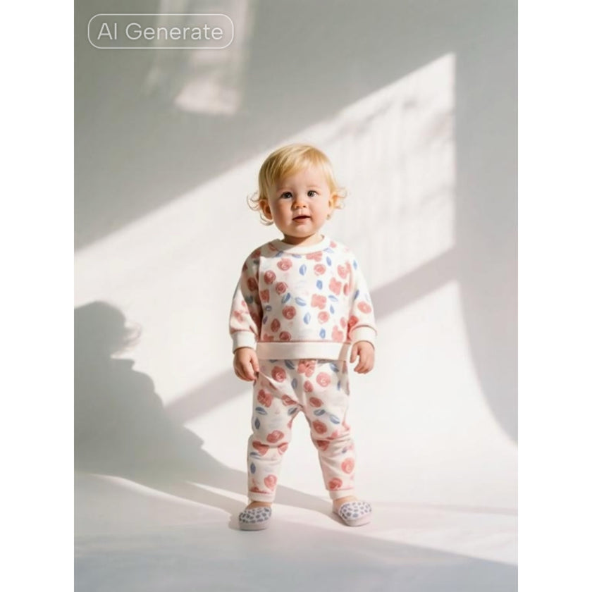 Antebies Floral Baby Set