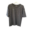 Minime Paris Sparkle Oversized T-Shirt NWOT Size M