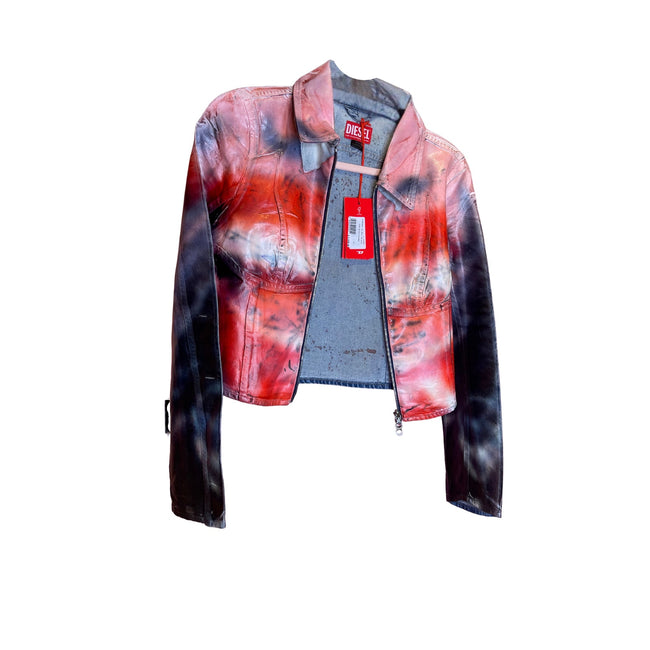 Diesel De-Smily-FSD Cropped Denim Jacket NWT Small