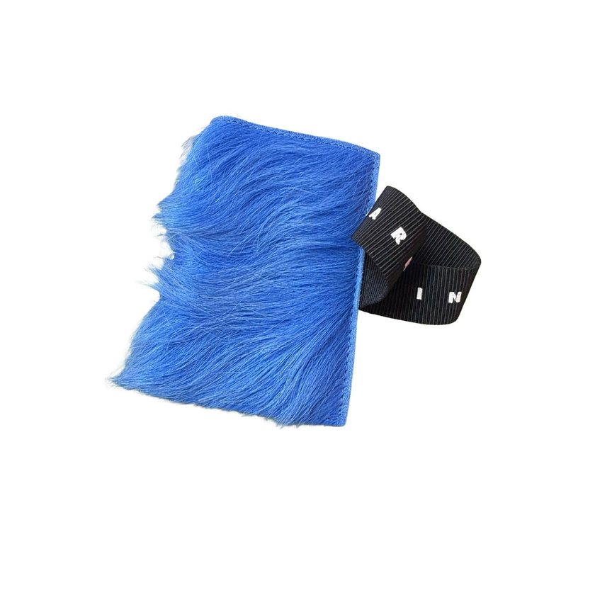 Marni Logo Strap Brushed Effect Wallet NWT