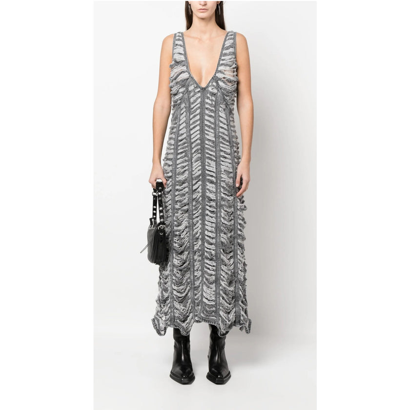 Diesel De-Arie-ads Distressed Denim Dress NWT Size Small