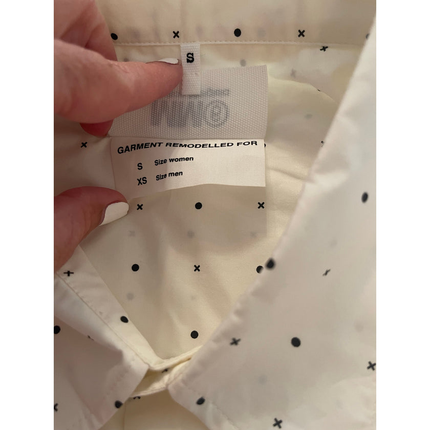 Maison Margiela MM6 Oversized Dot Shirt Dress NWT, Size Small Women’s, XS Mens