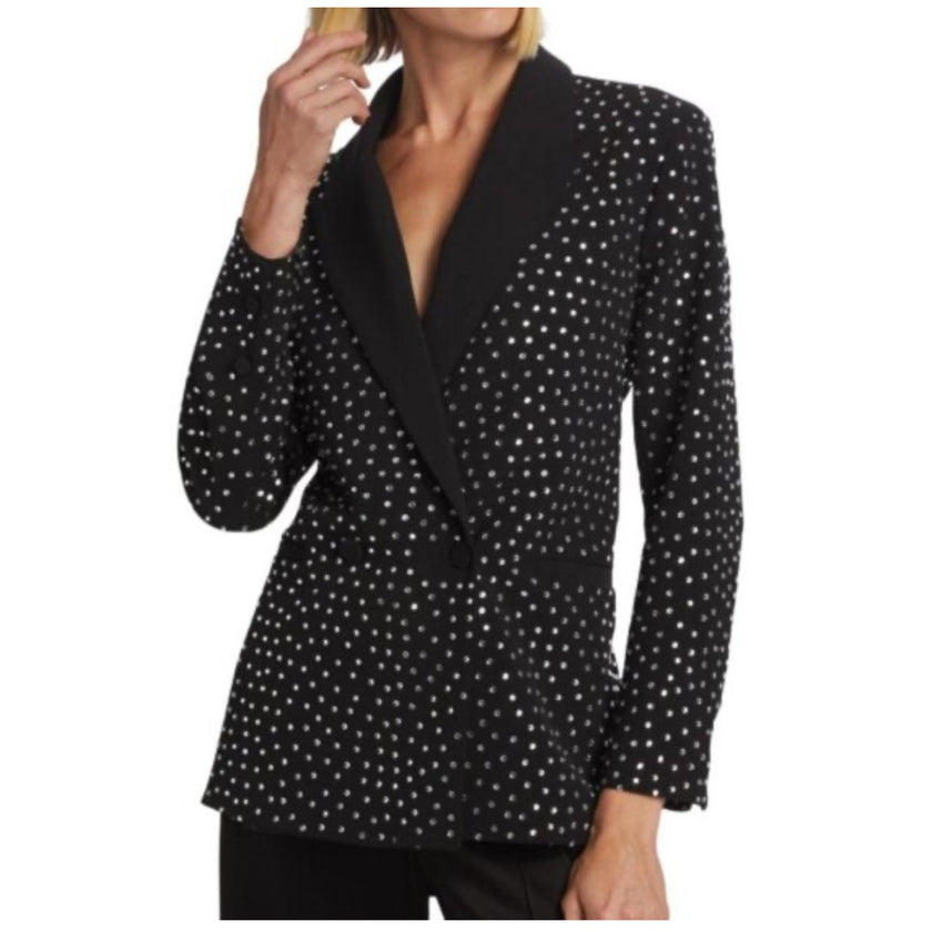 L'AGENCE Jericho Rhinestone Blazer NWT Size:0