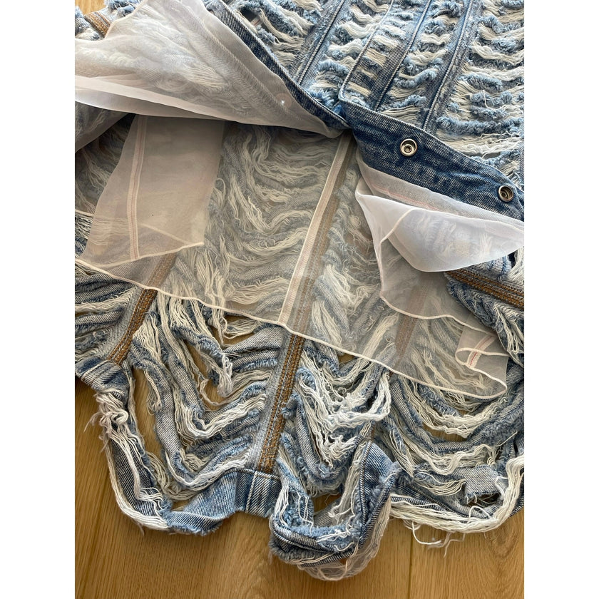 Diesel De-Ghil-FSC Denim MIdi Skirt, NWT Size: 25