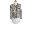 Minime Paris, Black and White Cropped Tweed Blazer NWOT Medium
