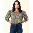Alto Modas abstract floral Juliette blouse, photo 1 of 2