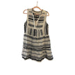 Elan Stripped Sleeveless A-Line Mini Dress, NWT, Size: Large