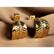 With Love Darling, Ashok Leaf Earrings, NWT