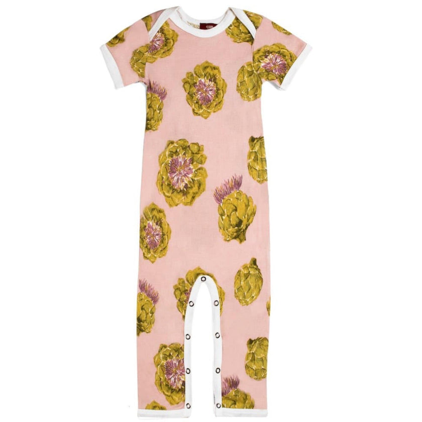 MILKBARN Artichoke Organic Cotton Romper 12-18 months NWT