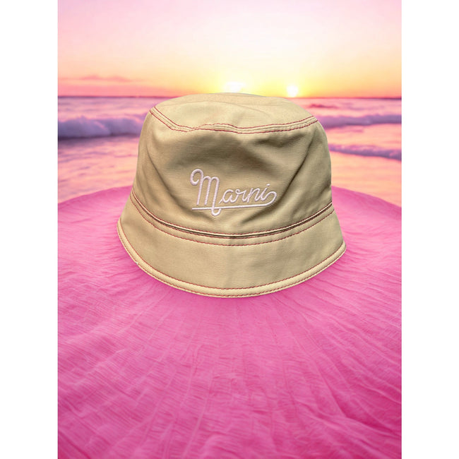 Marni Embroidered Bucket Hat NWT
