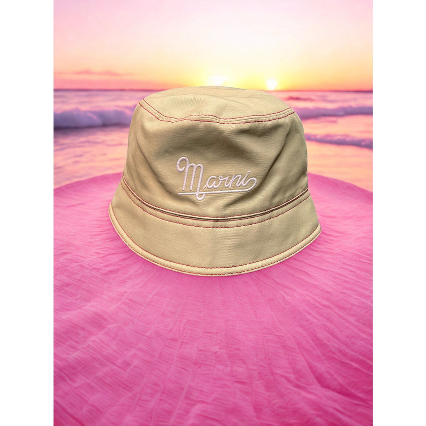Marni Embroidered Bucket Hat NWT