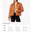 The Drop Priscilla Vegan Leather Puffer NWT