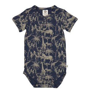 Musli by Green Cotton Safari Short Sleeve Onesie