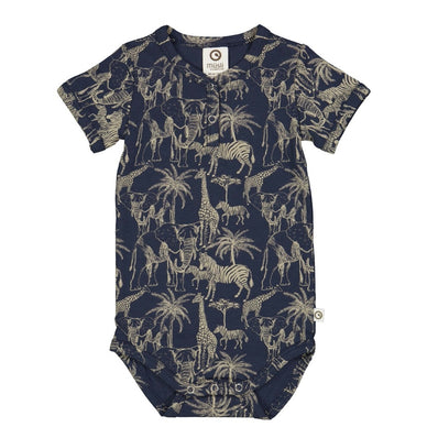 Musli by Green Cotton Safari Short Sleeve Onesie