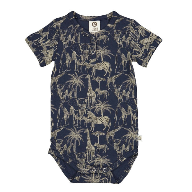 Musli by Green Cotton Safari Short Sleeve Onesie