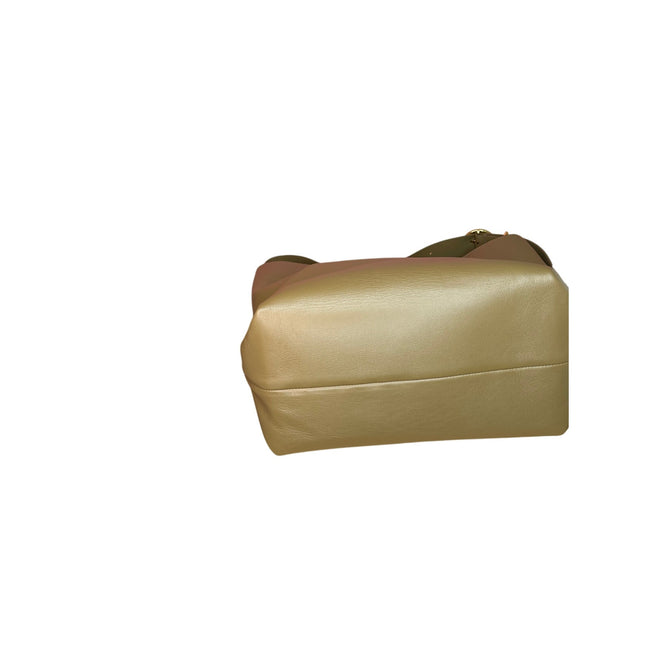 Jill Sander Khaki Folded Medium Tote, NWT