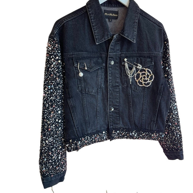 Minime Paris Upcycled Denim Jacket Small