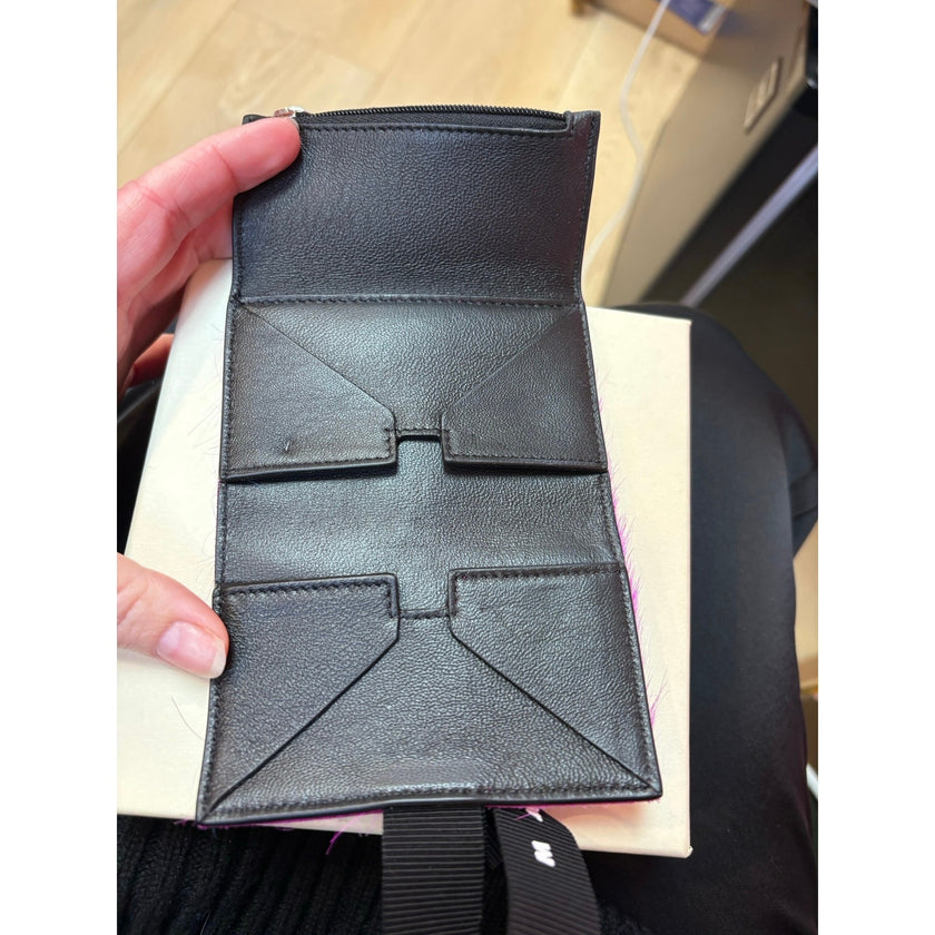 Marni Logo Strap Brushed Effect Wallet