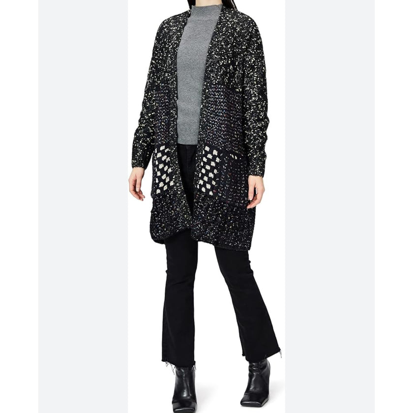 Desigual Black and Gold Cardi