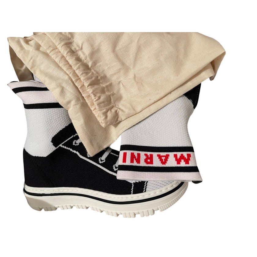 Marni Kids Teen Intarsia Knit Sock Trainers NWT size: 27 Italian kids