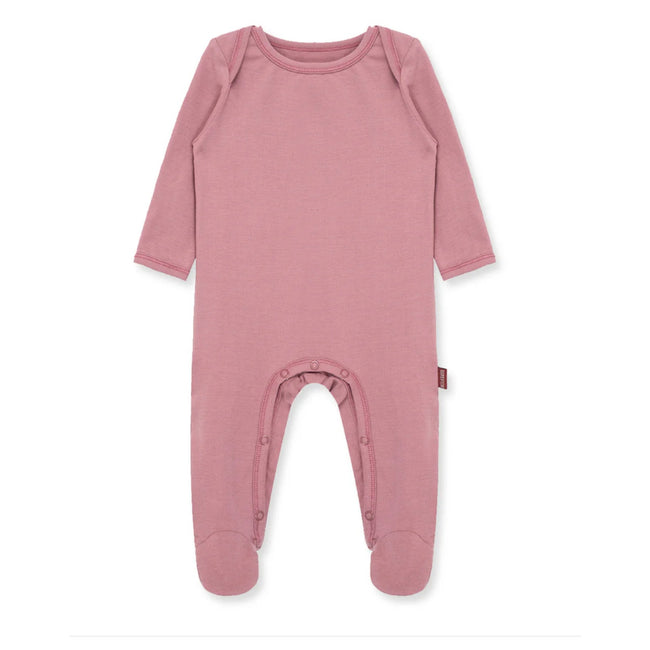 MILKBARN 6-12 months Plum Stretch Footed Romper NWT