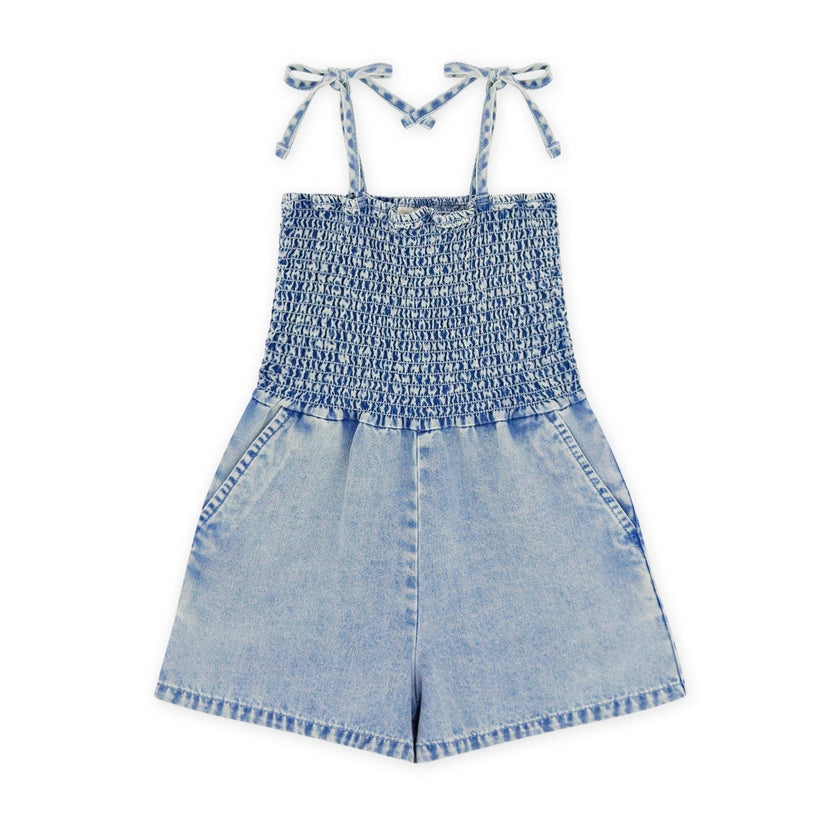 Feather 4 Arrow, Beunch Club Romper, Denim