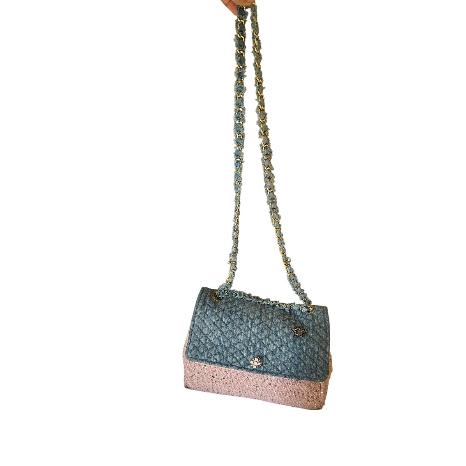 "Étoile de Minime" Upcycled Couture Tweed Bag