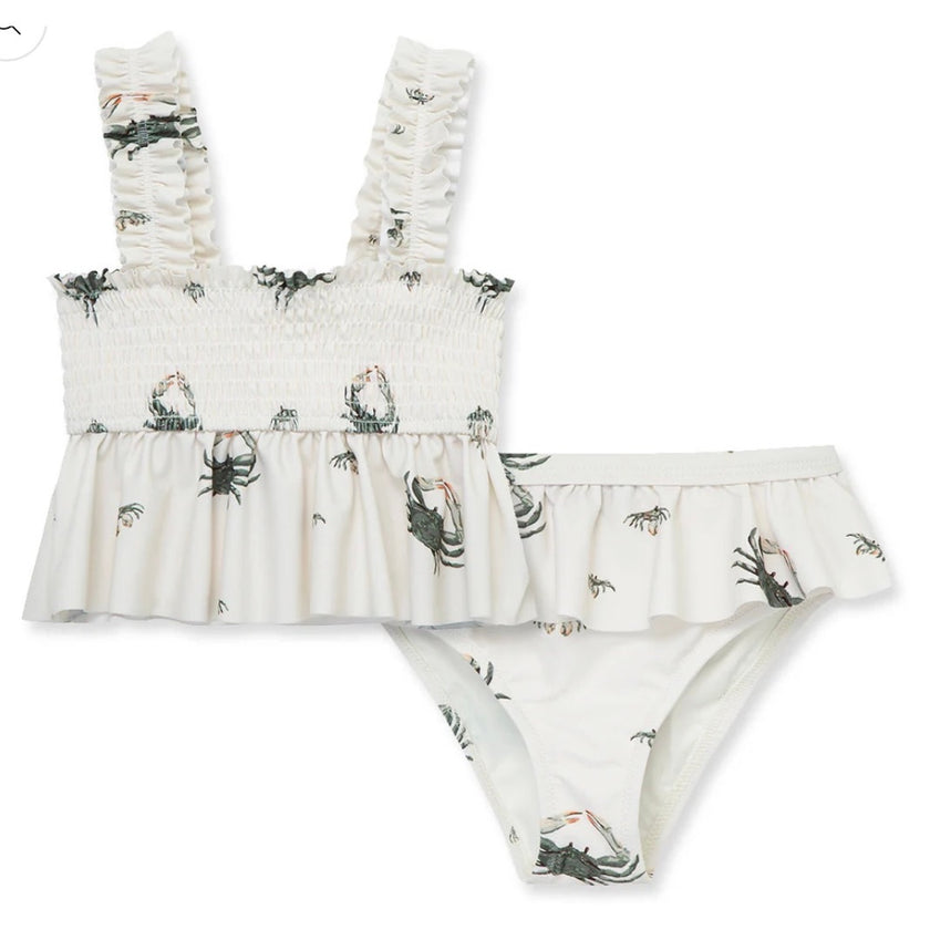 Milkbarn Coastal Crab Ruffle Two Piece