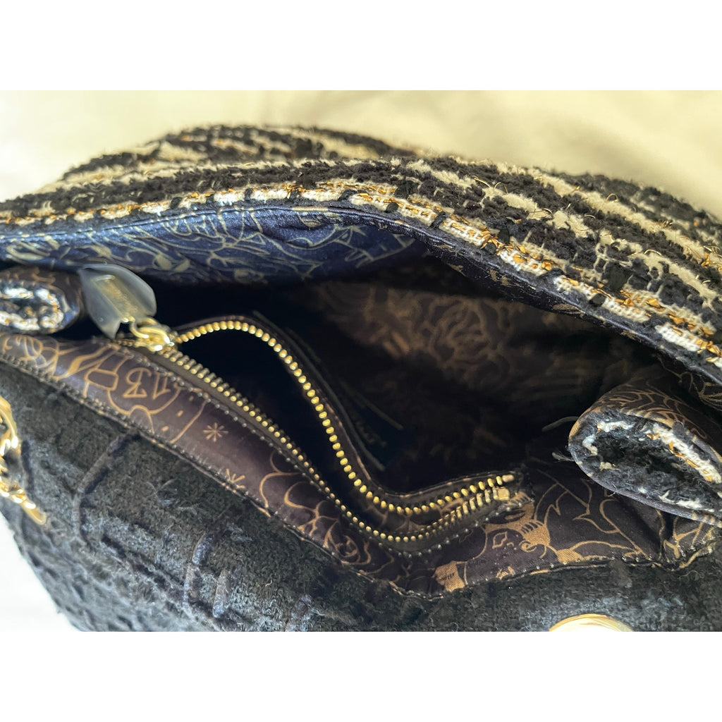 Luxury Tweed Sac – Made in France – Haute Couture, Minime Paris- NWOT
