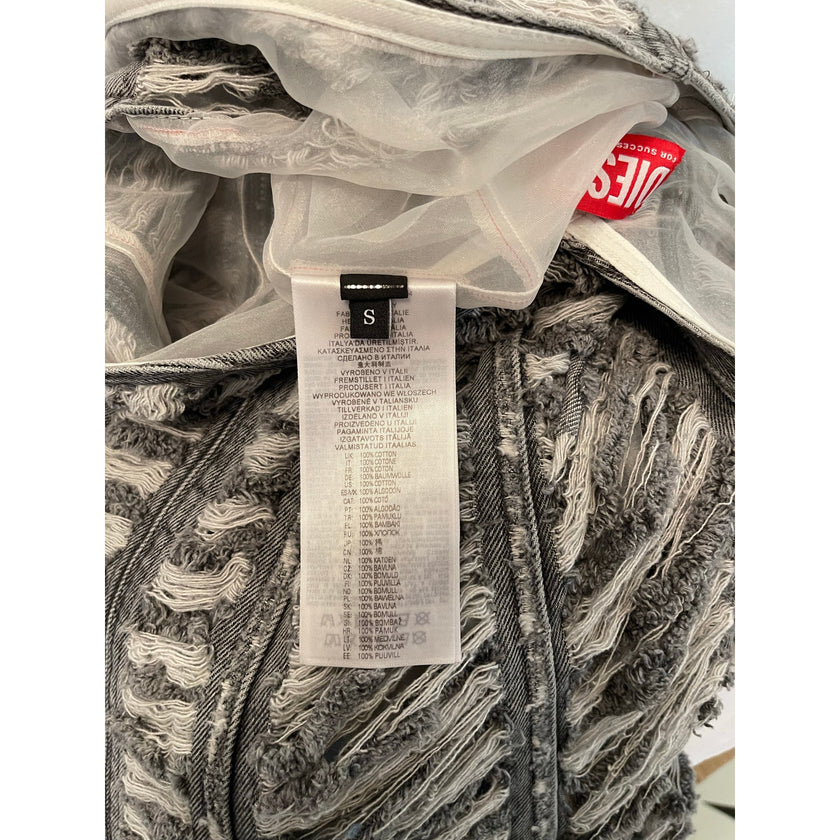 Diesel De-Arie-ads Distressed Denim Dress NWT Size Small