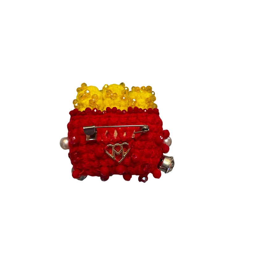 Minime Paris, Sparkling French Fries Brooch