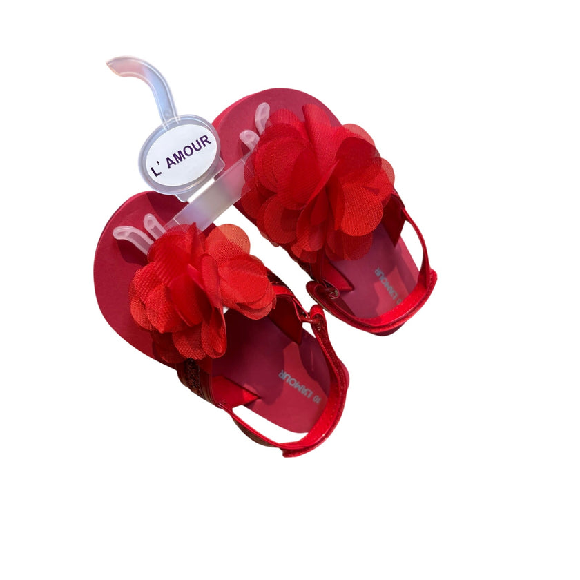 L'Amour Flower Sandals, NWT, Multiple Sizes Available
