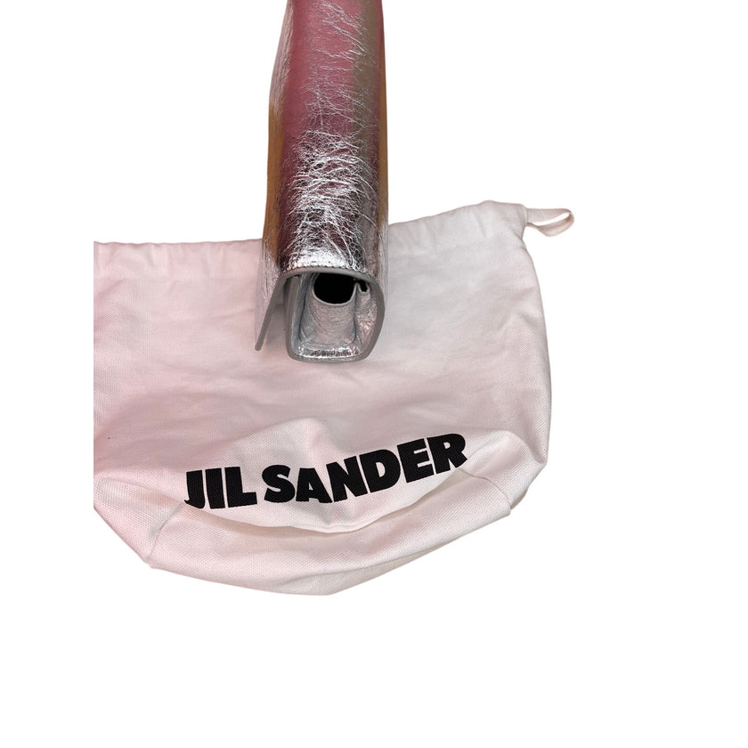 Jil Sander, Silver All Day Bag, NWT