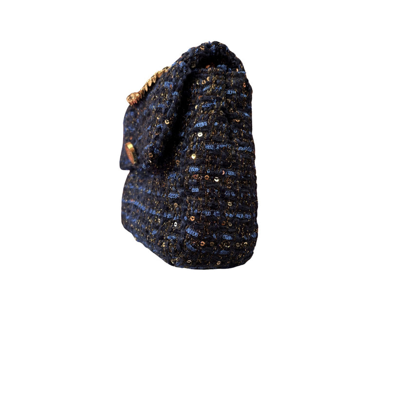 Minime Paris Navy Tweed XS Sac