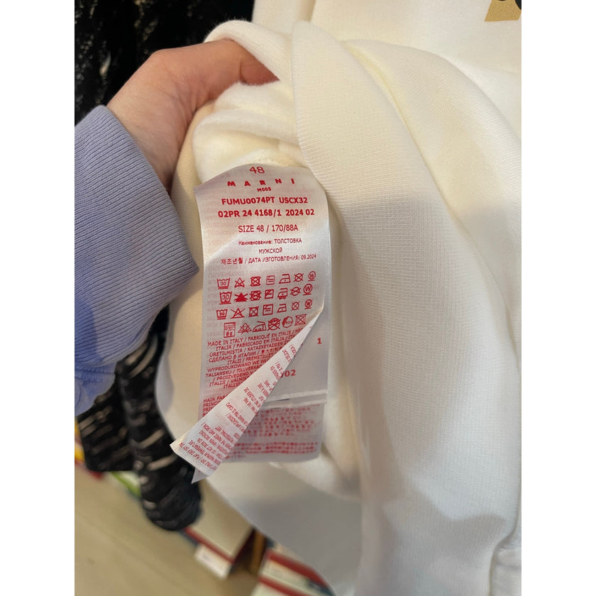 Marni Men's Leopard Logo Sweatshirt NWT Size 48