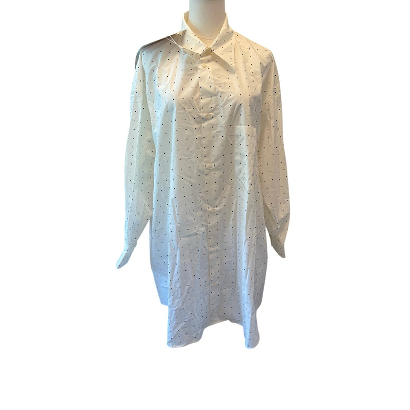 Maison Margiela MM6 Oversized Dot Shirt Dress NWT, Size Small Women’s, XS Mens