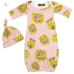 MILKBARN Artichoke Organic Cotton Newborn Gown & Hat Set NWT