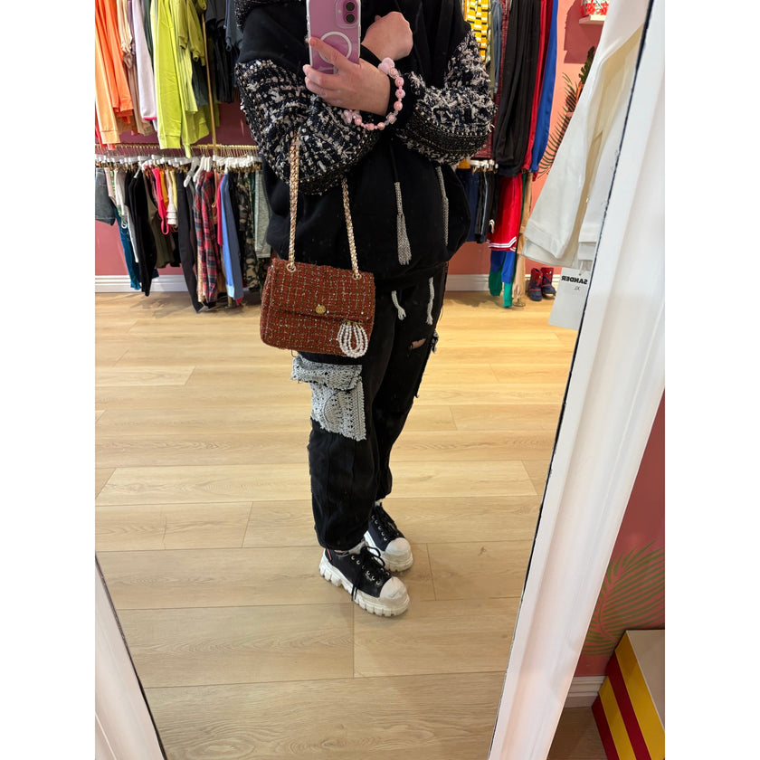 Minime Paris Rust Tweed Med. Sac