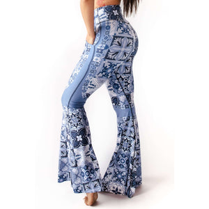 Yoga Democracy Pocket Bell, Mosaic Blue, NWT XS