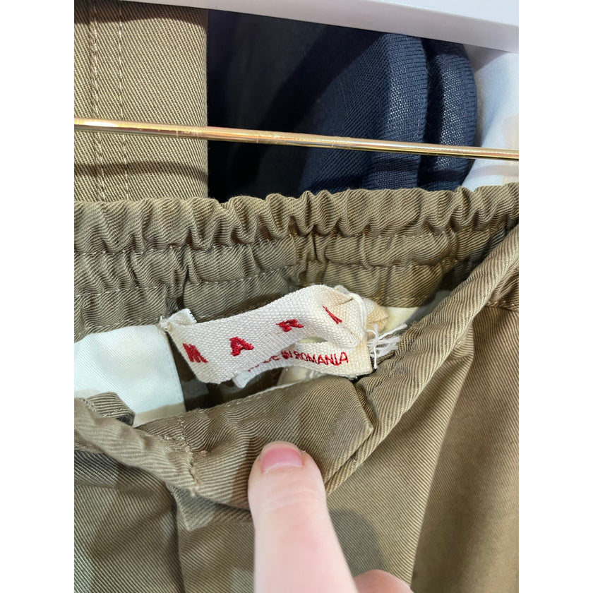 MARNI Men's Gabardine Cargo Pants