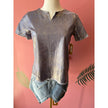 NU Vintage Metallic Tee, NWT, Size: M