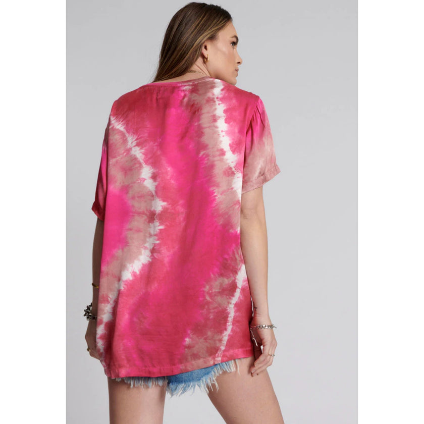 One Teaspoon Satin Solar Flare Tee, NWT, Medium