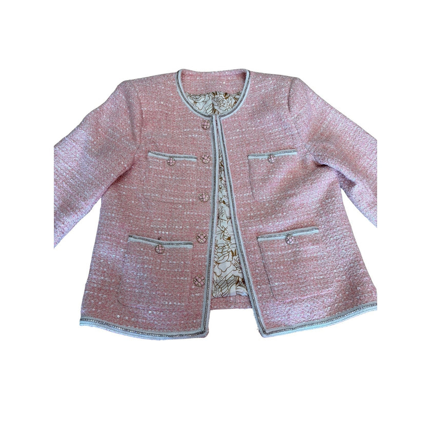 Minime Paris, Pink Tweed Blazer, Med