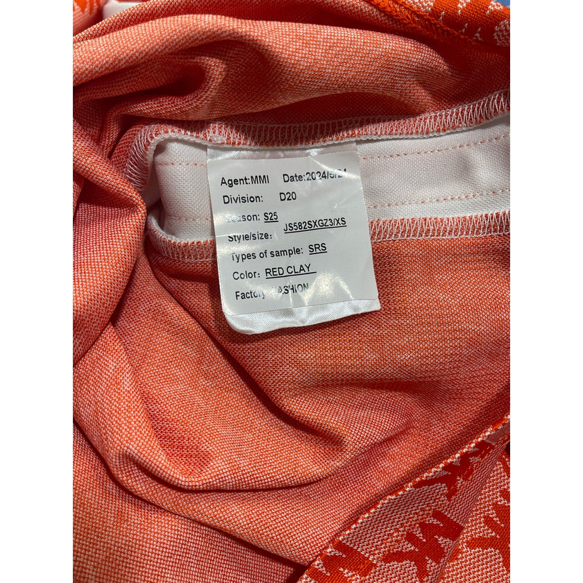 Michael Kors Monogram Polo Dress Red Clay NWOT size XS