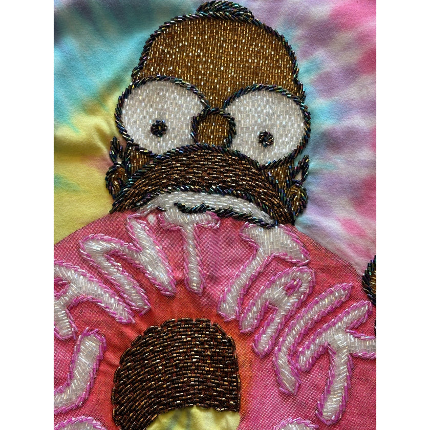 Minime Paris, Upcycled Homer Simpson TShirt Med