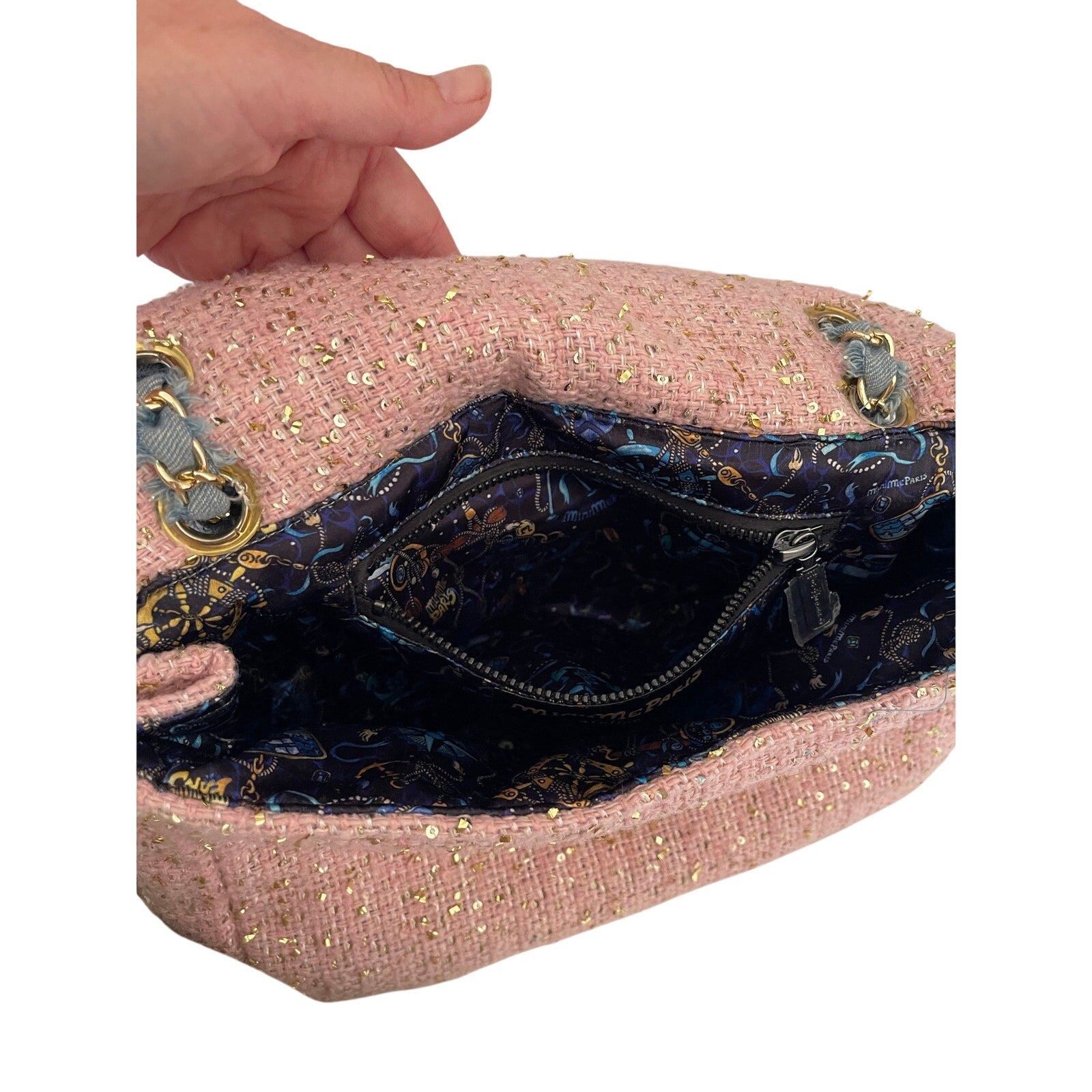 "Étoile de Minime" Upcycled Couture Tweed Bag