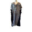 Maison Margiela Plaid/Velvet Midi Dress, Size 40 NWT